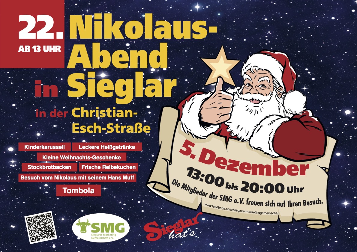 Nikolaus-Abend SMG Plakat